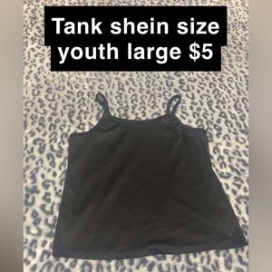 Shein tank size large youth